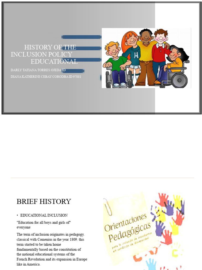History of Educational Inclusion Policy | PDF | Disability | Learning