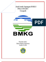 Laporan Hasil Study Lapangan BMKG PEKANBARU