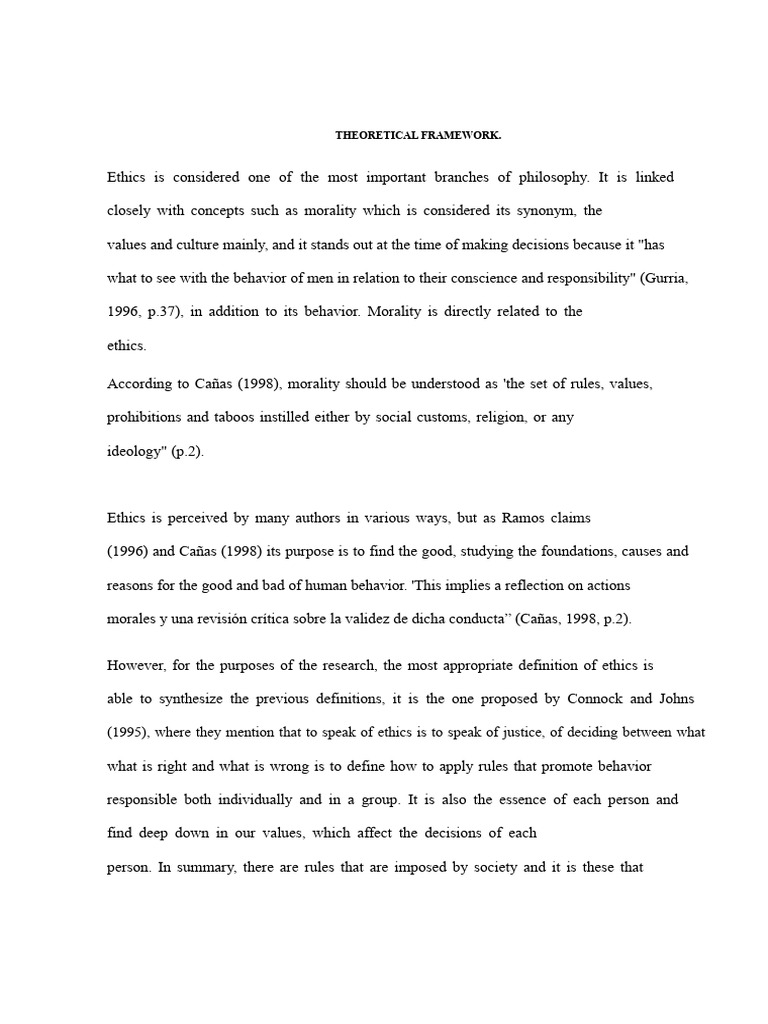 Understanding Ethics and Morality Framework | PDF | Morality | Value ...