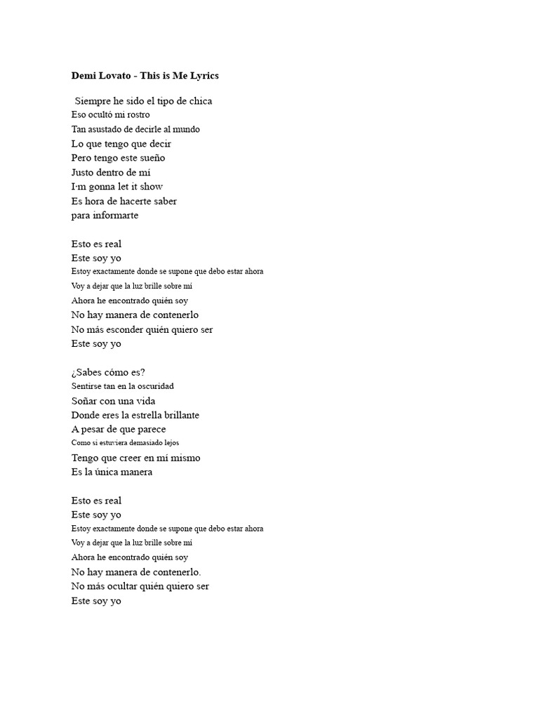 Letra de 