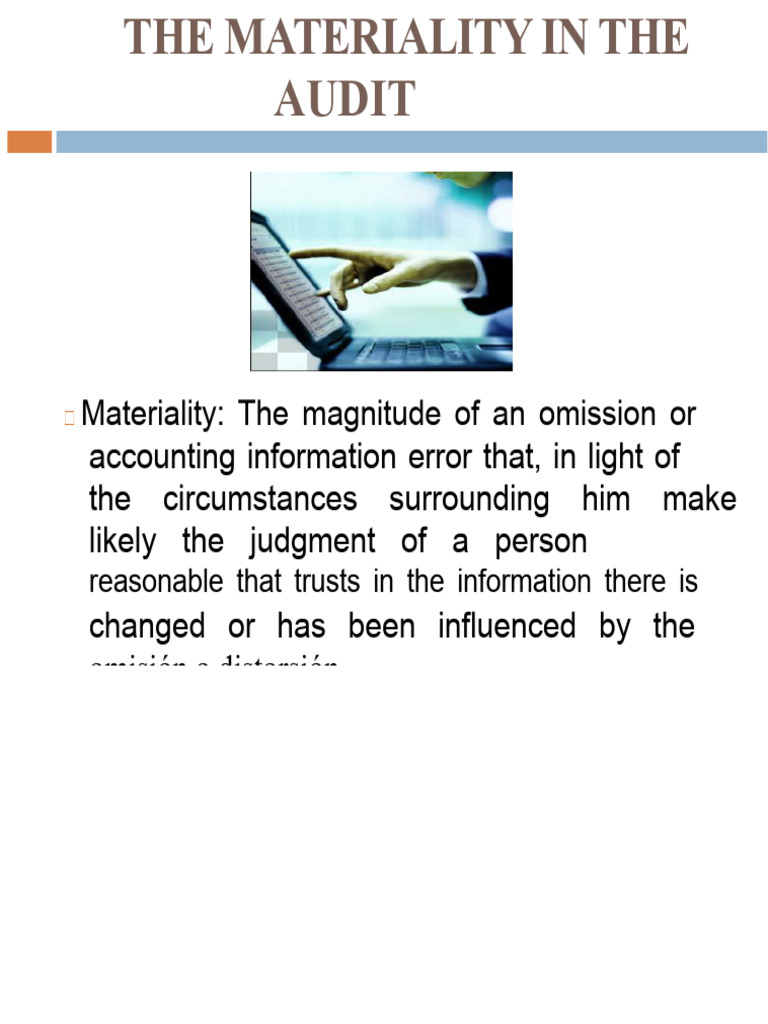 Materiality in Auditing and Working Papers | PDF | Audit | Internal Control