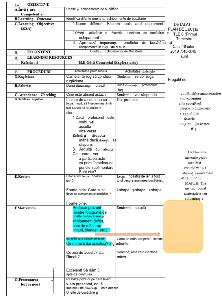 COT DLP Trimestrul 1 Cu Anotări (Indicator 1-7) | PDF