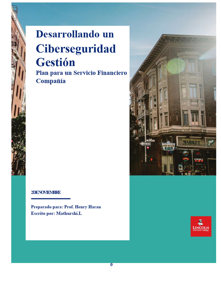 Plan de Ciberseguridad para Finanzas | PDF | Seguridad | La seguridad ...