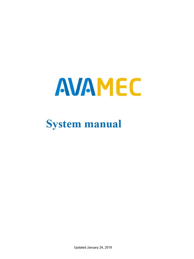 AVA MEC System User Manual | PDF | Internet Forum | Computer File
