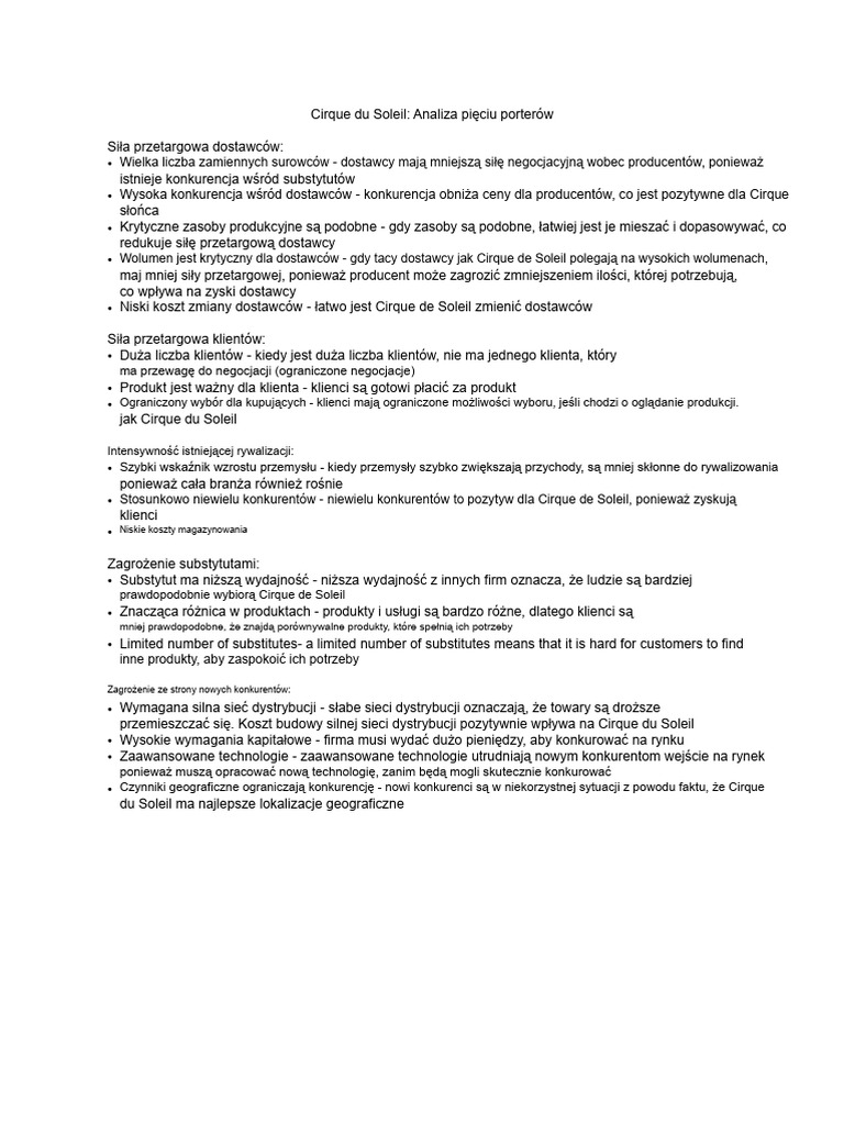 Cirque Du Soleil | PDF