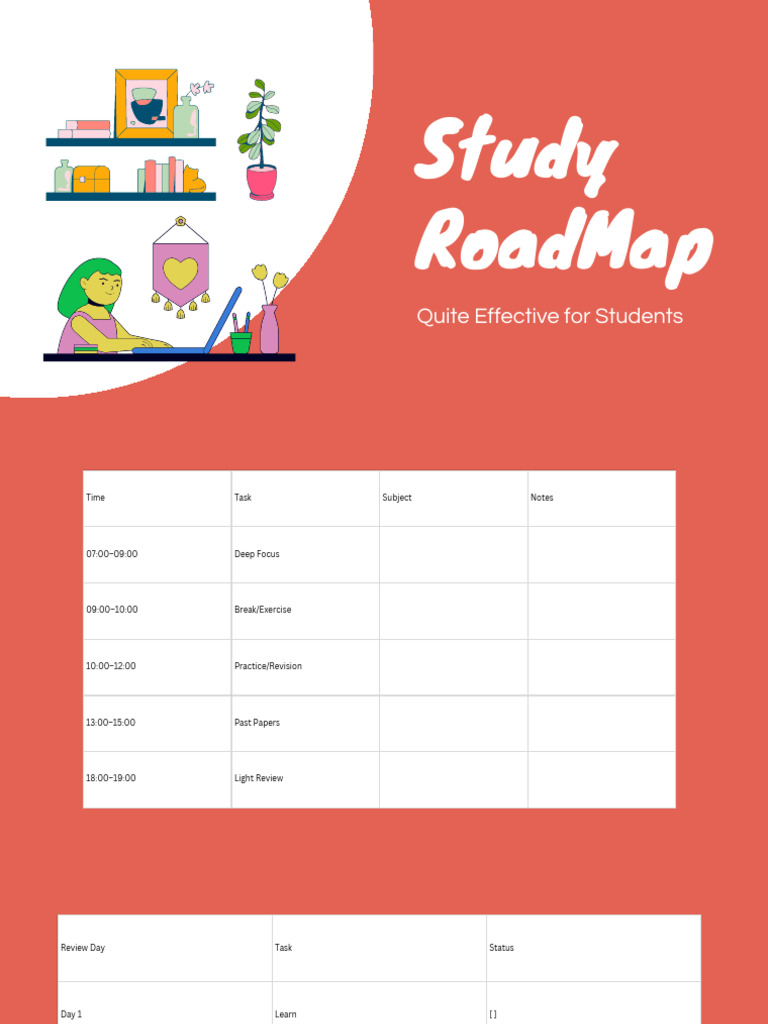 Effective Study Roadmap for Students | PDF