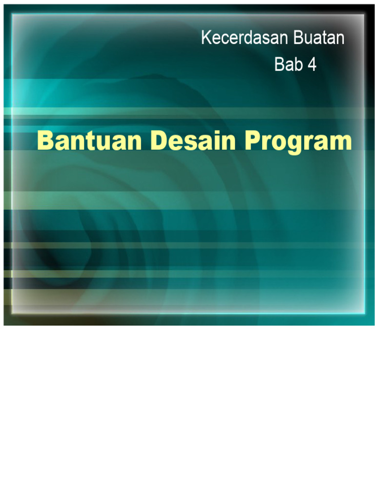 Bab 4 - Alat Desain Program | PDF
