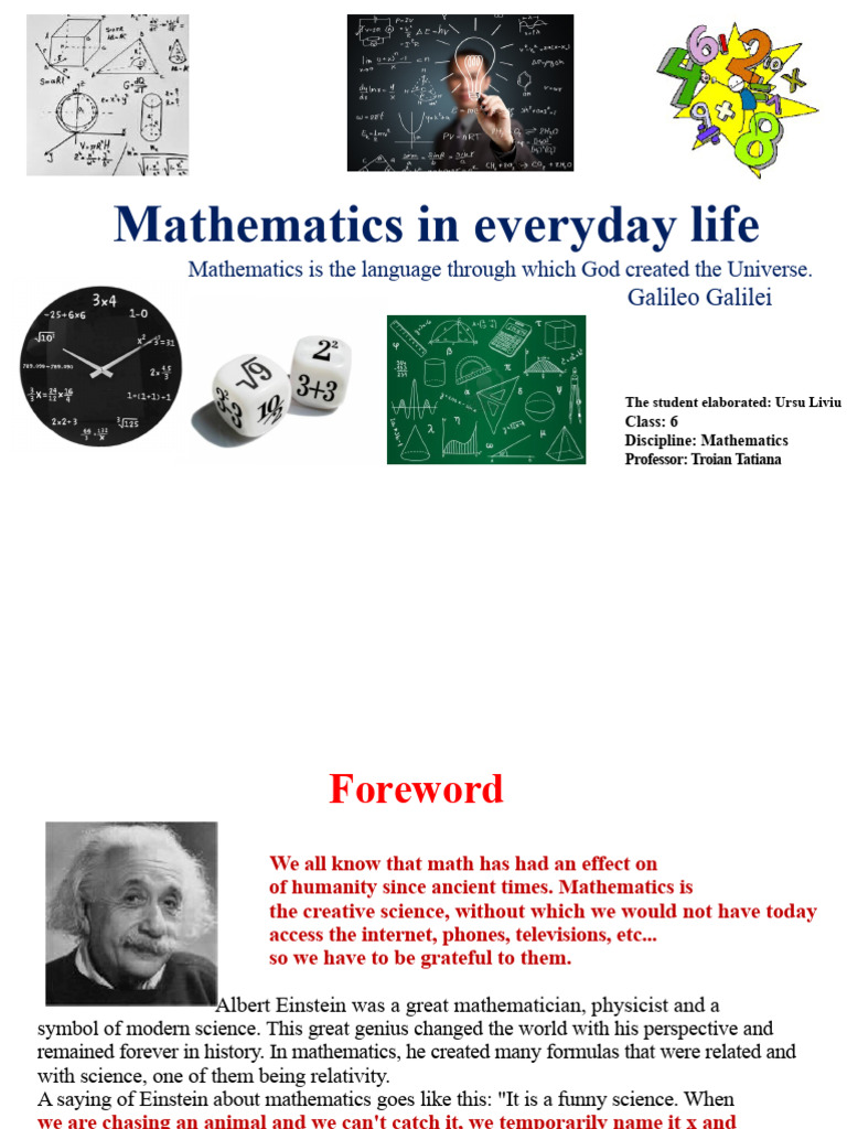Everyday Math Applications Explained | PDF | Mathematics | Multiplication