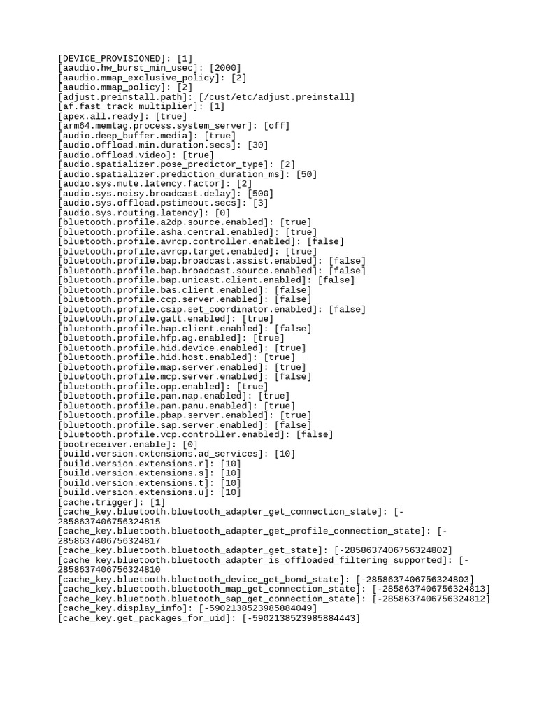 Android Device Configuration Settings | PDF | Android (Operating System ...
