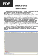 Lezione 1 - Corso Di Autocad