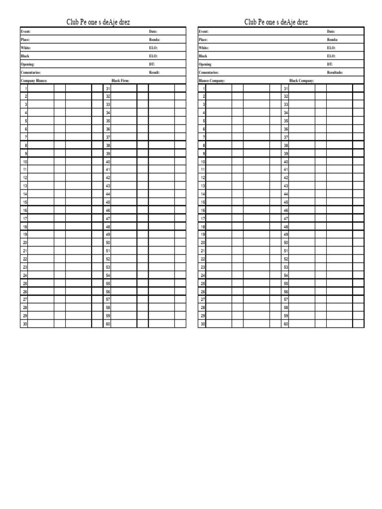 Club Peone Chess Event Details | PDF | Chess | Traditional Board Games