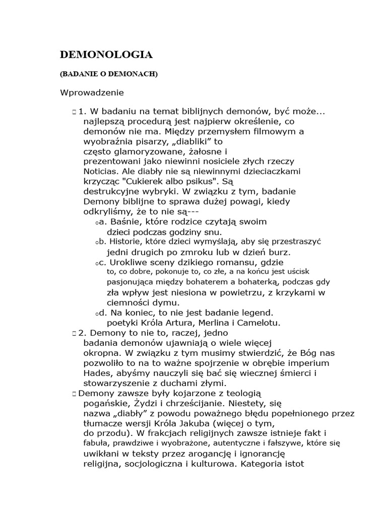DEMONOLOGIA | PDF