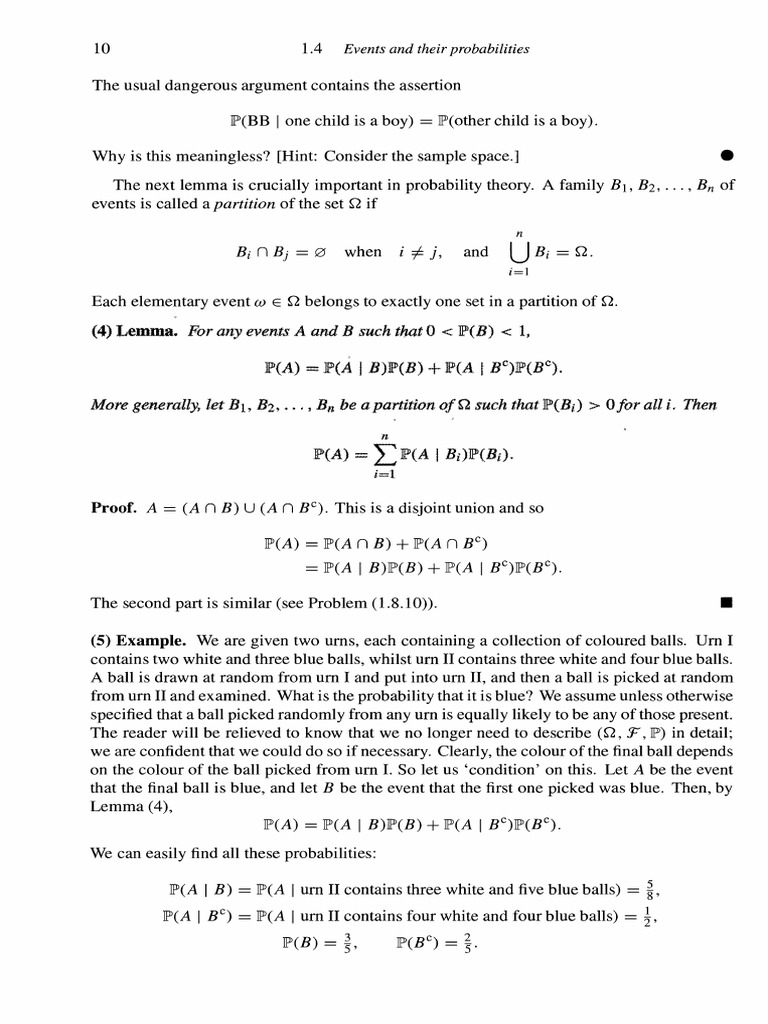 Probability - Random Processes - 3e - Grimmett Et. Al - Part3 - Pages ...