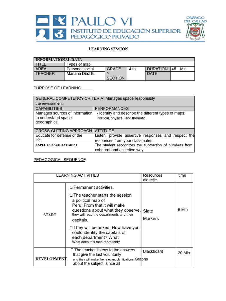 Social Personal Session | PDF | Map | Learning