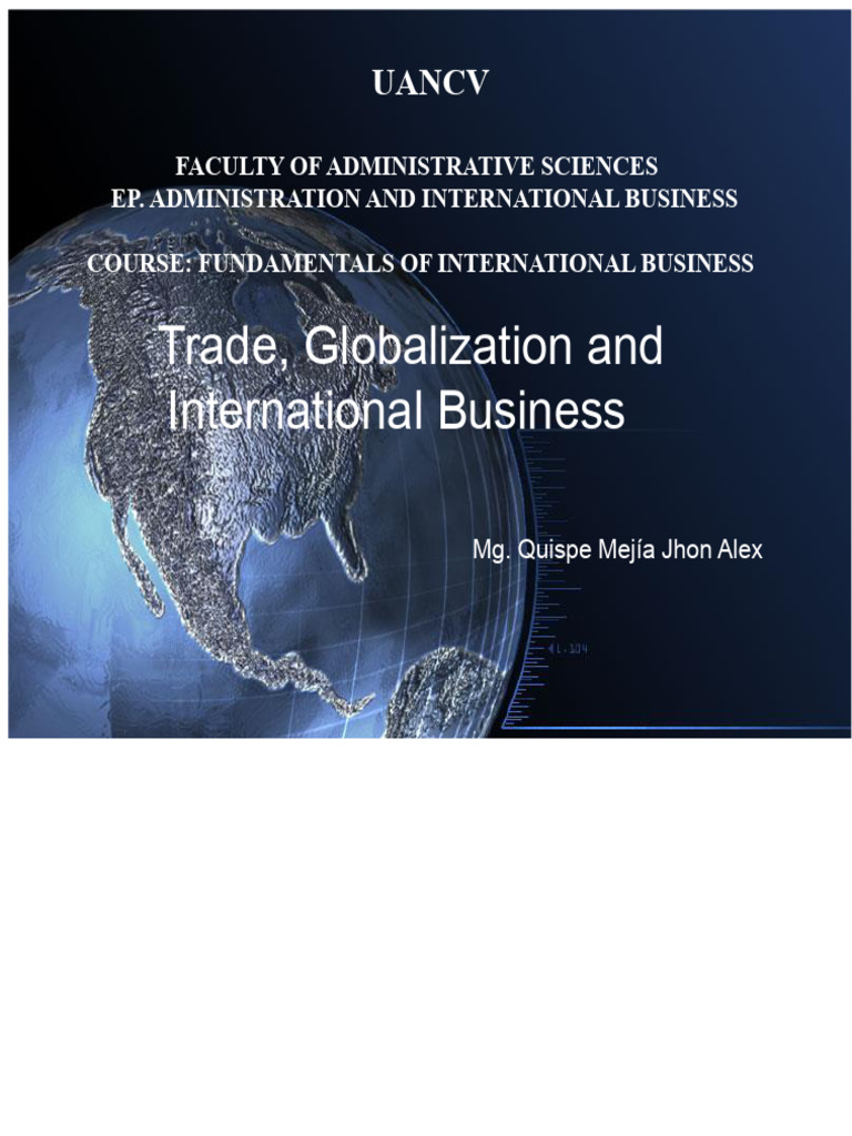 Fundamentals of International Business | PDF | World Trade Organization ...