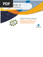 MCMI-IV: Personality Assessment Manual | PDF | Borderline Personality ...