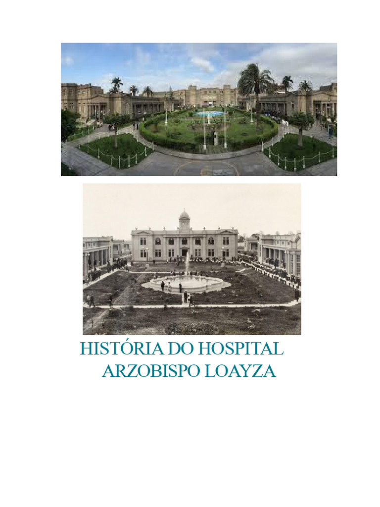 História Do Hospital Arcebispo Loayza | PDF | Hospital | Família