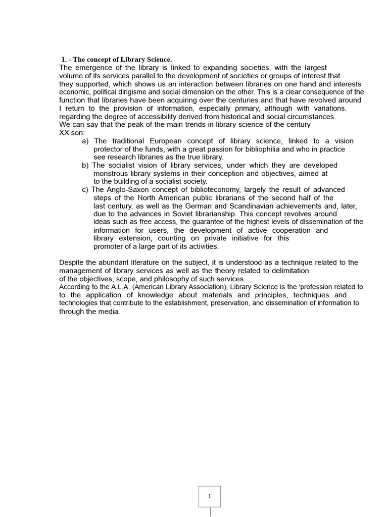 Understanding Library Science Concepts | PDF | Libraries | Encyclopedias