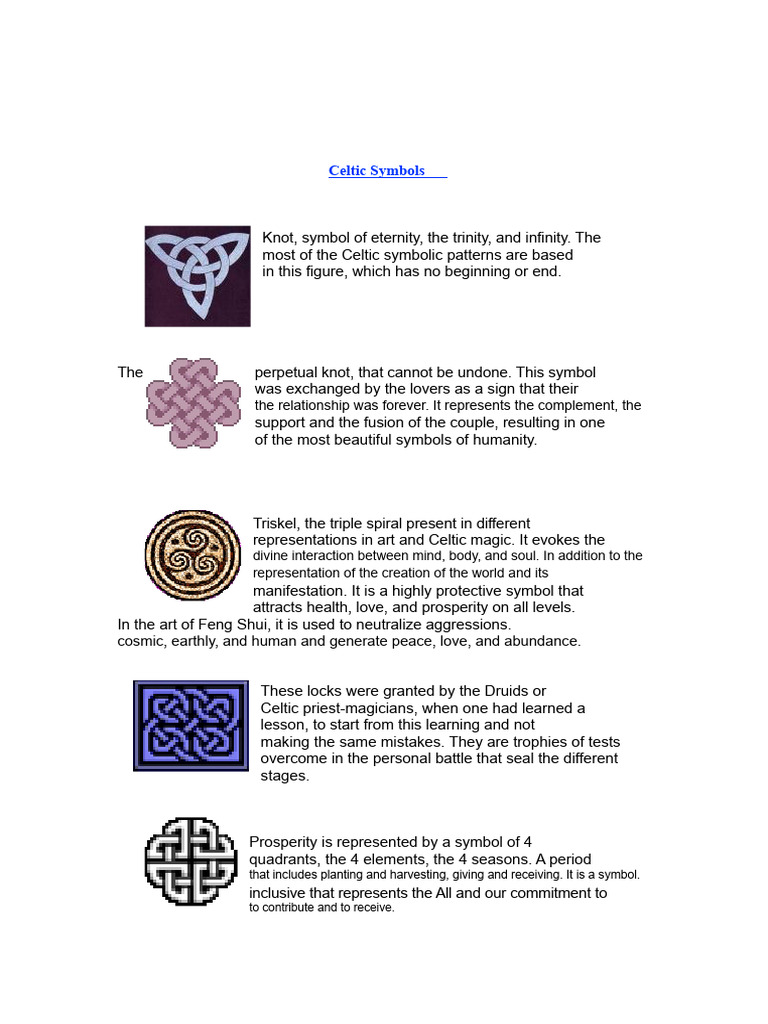 Understanding Celtic Symbols and Meanings | PDF | Spirituality ...