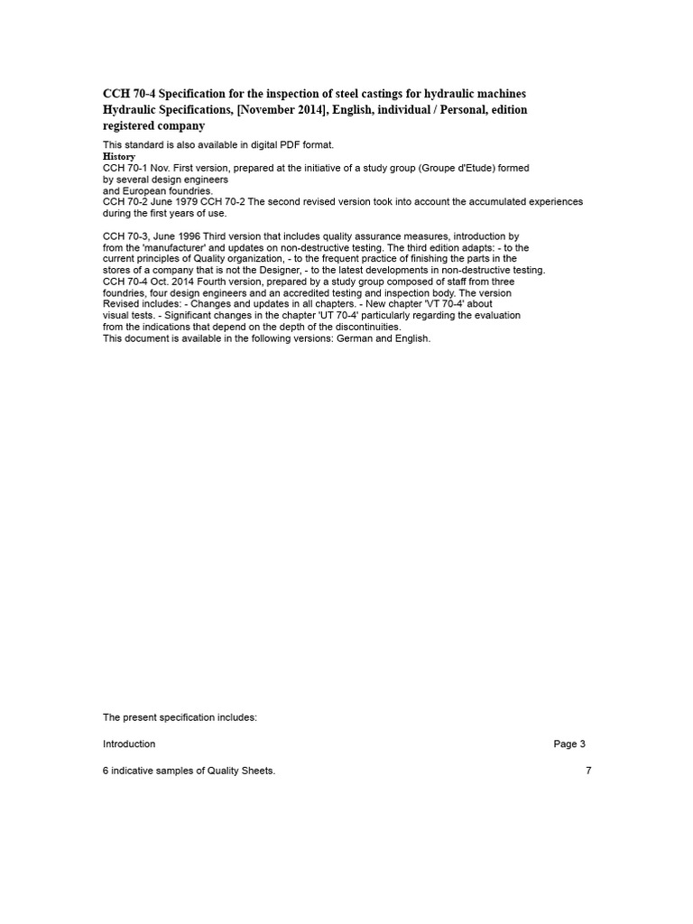 Steel Castings Inspection Standards | PDF | Ultrasound