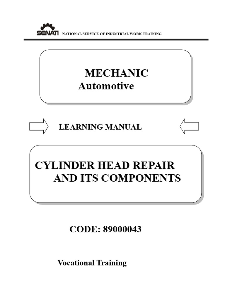 Repair of The Cylinder Head and Its Components | PDF | Turbocharger | Valve