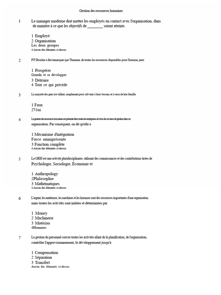 Gestion moderne des ressources humaines | PDF | Gestion des ressources ...