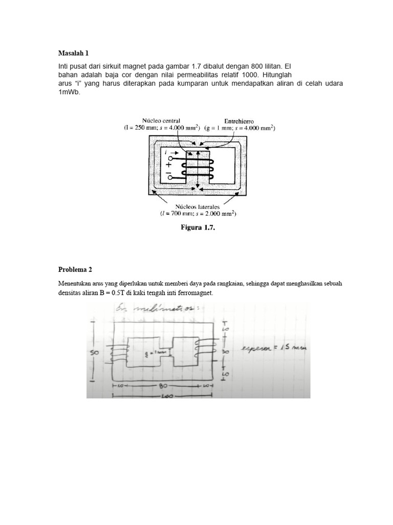 Arus Magnetik untuk Fluks Ferromagnetik | PDF