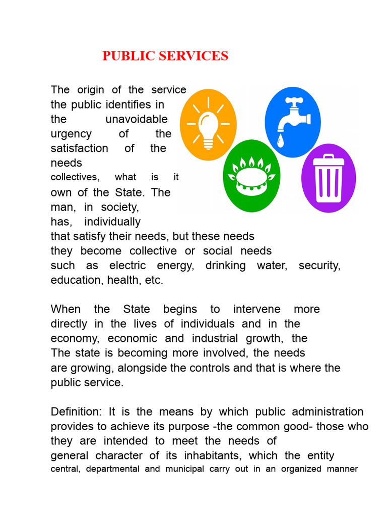 Public Services | PDF | Economies
