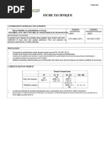 Fiche technique tuyau fonte ductile DN200 | PDF | Tuyau | Ciment