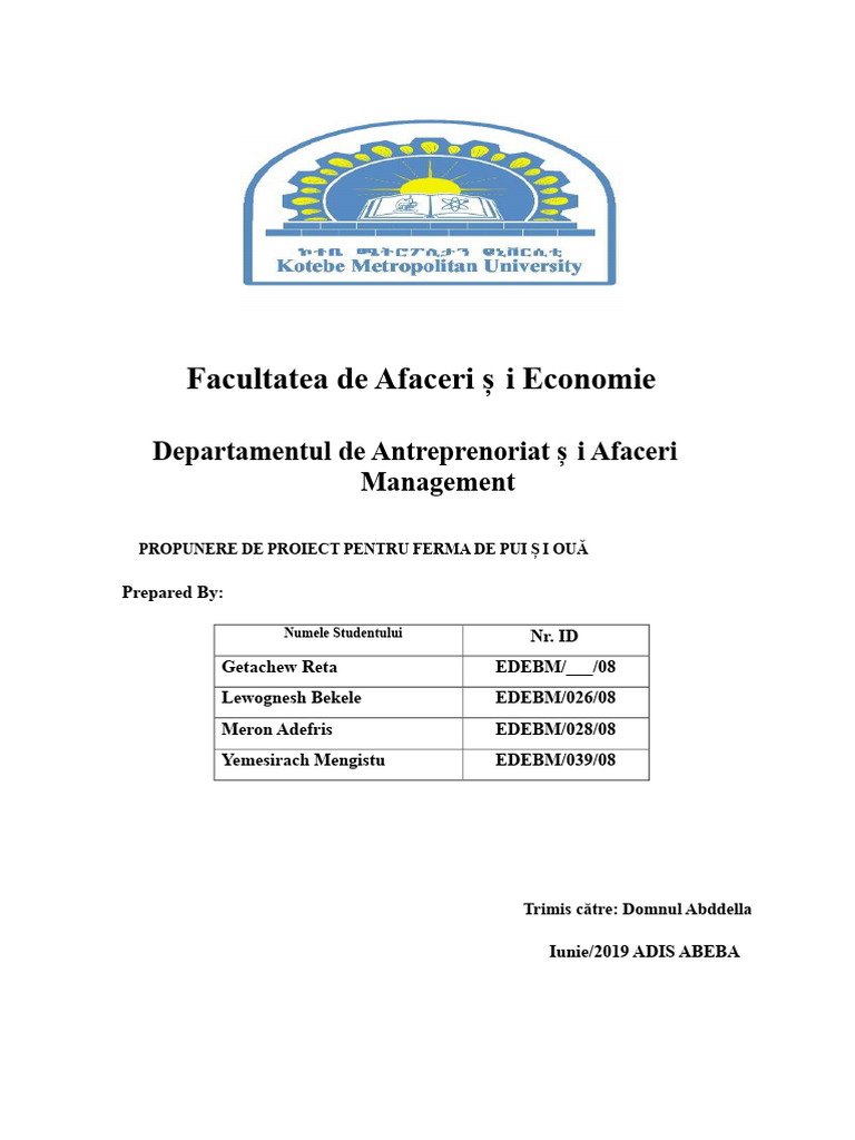Proiect | PDF