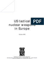 US Tactical Nuclear Weapons in Europe October 2005