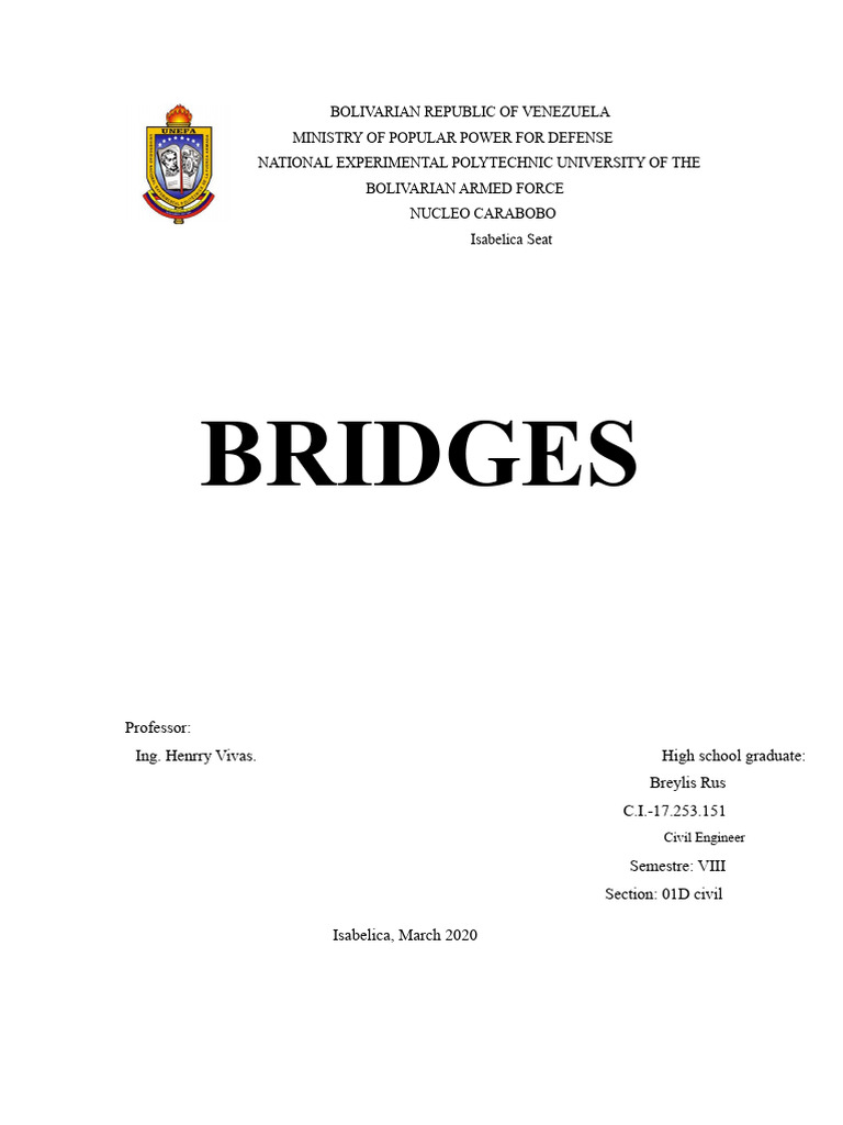 History and Evolution of Bridges | PDF | Structural Engineering | Civil ...