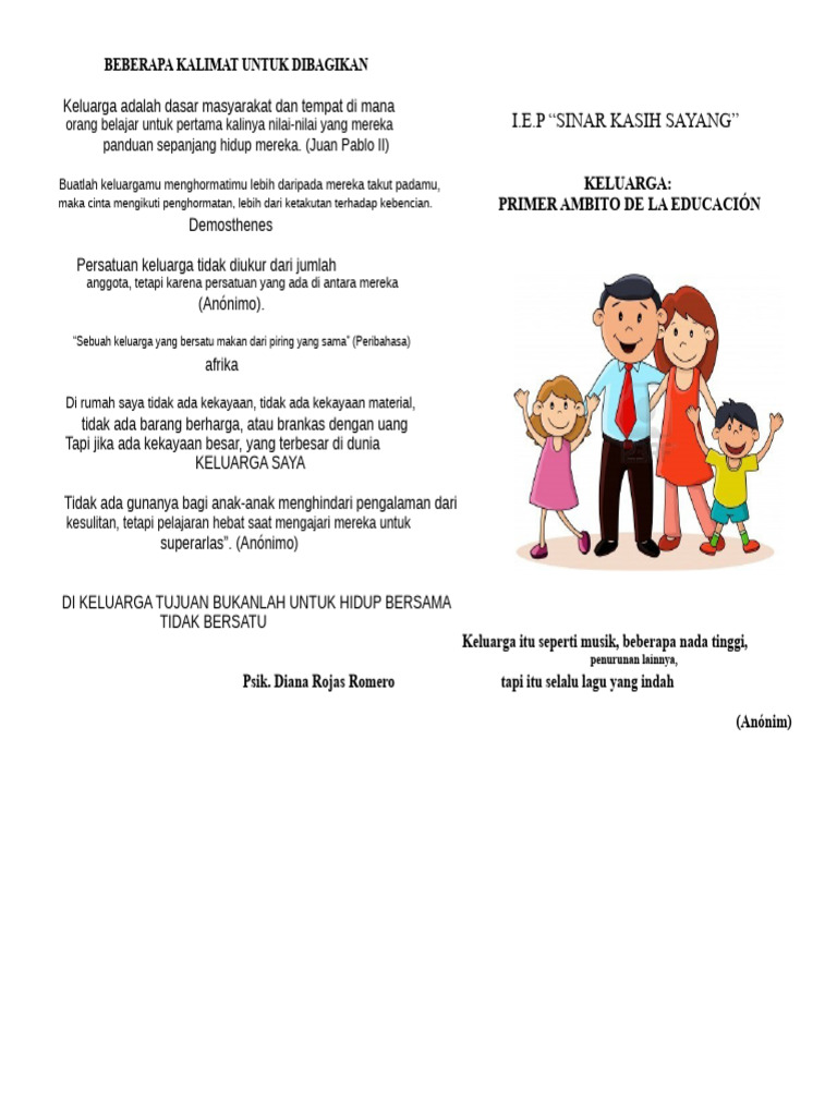 Pendidikan Keluarga dan Nilai-Nilai Anak | PDF