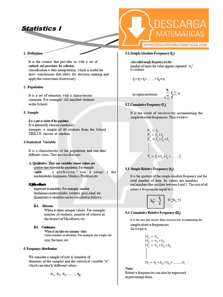 Understanding Statistical Frequencies | PDF | Statistics | Probability ...