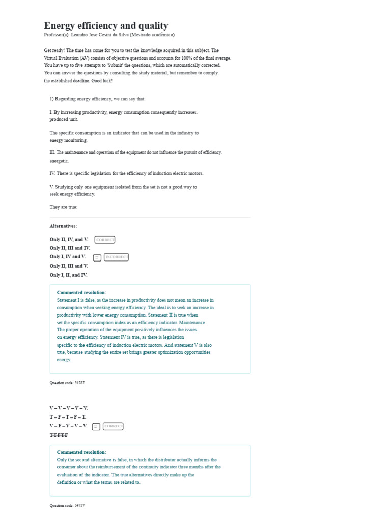 Energy Efficiency Assessment Guide | PDF | Electrical Engineering ...