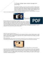 Cables - Detection &amp Location of High Voltage Cable Sheath Damage