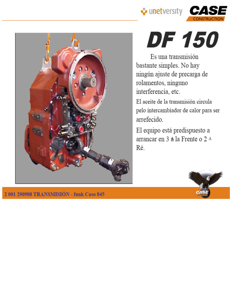 Transmisión Funk DF 150: Especificaciones y Componentes | PDF | Relé ...
