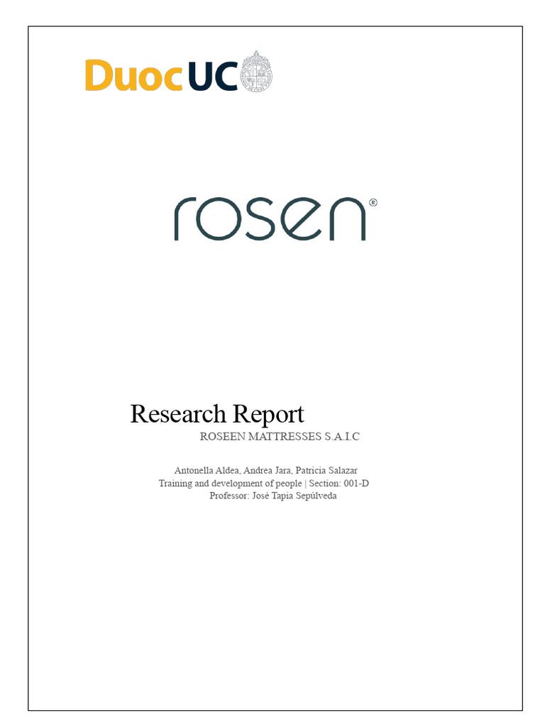 Rosen Research Report | PDF | Evaluation | Educational Technology