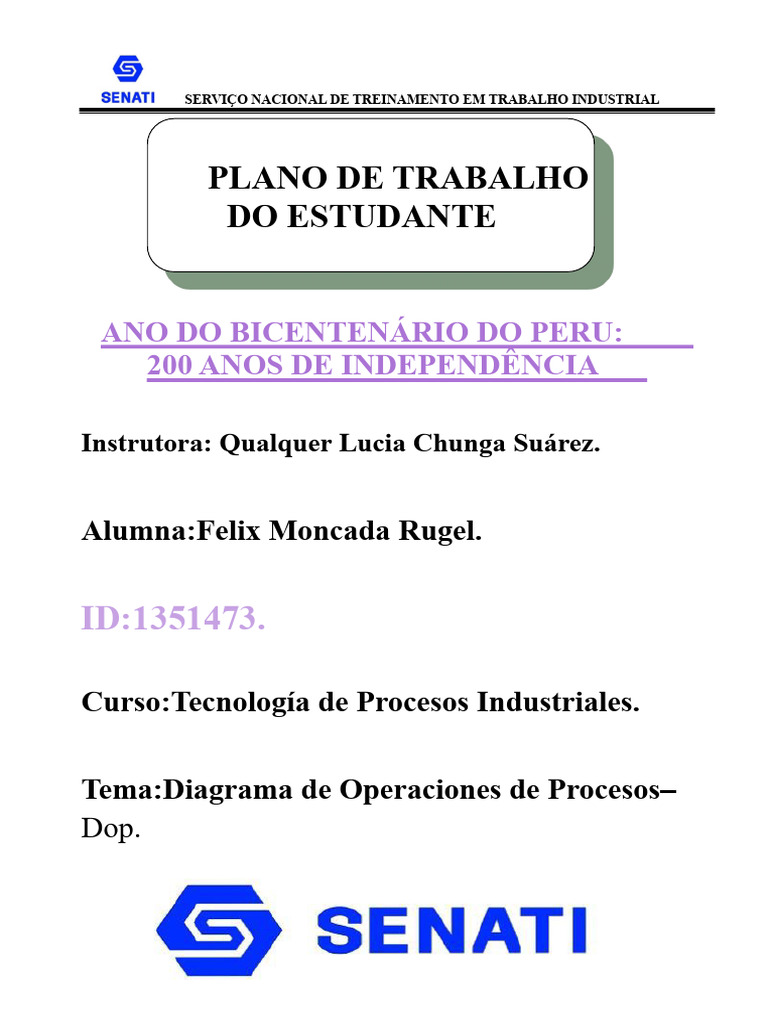 Diagrama de Operações de Processos DOP | PDF | Ferramentas | Máquina ...