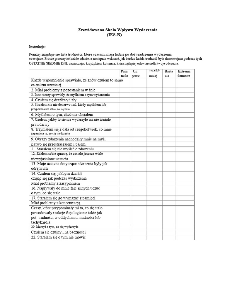 6 Ies-R | PDF