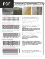 Wire Mesh Specifications and Standards | PDF | Weaving | Length