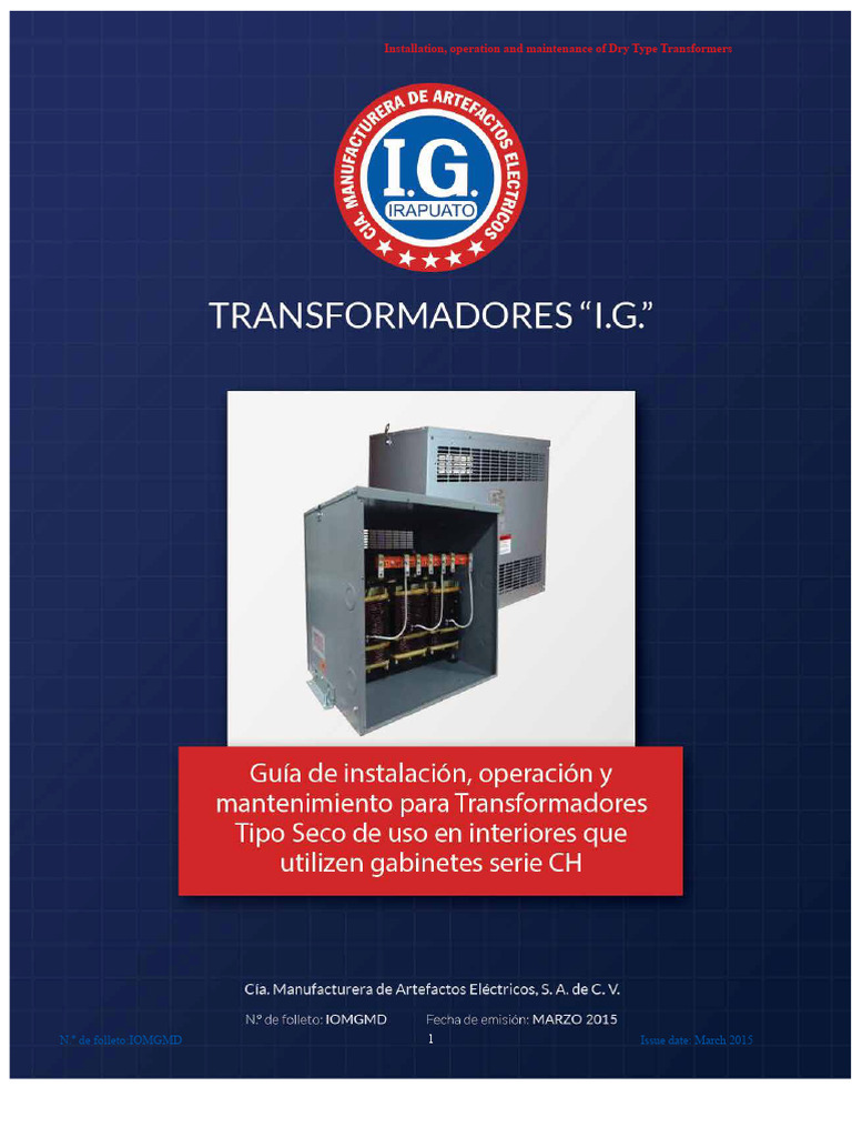 Dry Type Transformers: Installation Guide | PDF | Transformer ...