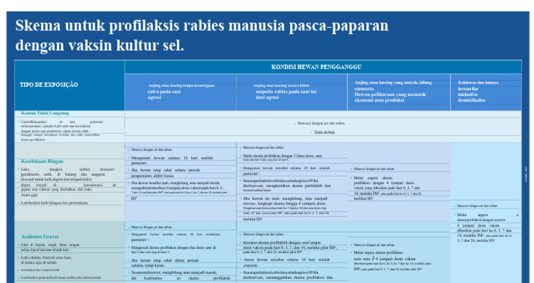 Panduan Vaksinasi Rabies Pasca-Paparan | PDF