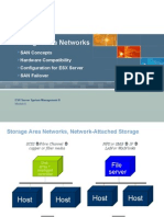 Storage Area Networks: SAN Concepts Hardware Compatibility Configuration For ESX Server SAN Failover