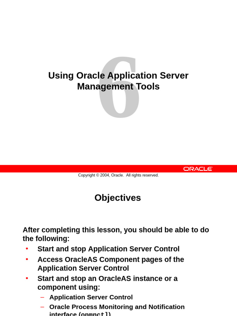Oracle Application Server Control Guide | PDF | Metadata | Oracle ...