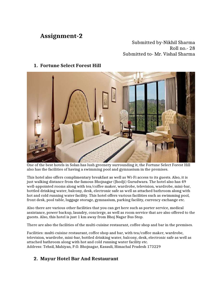 10 Hotels | PDF | Hotel | Hospitality Industry