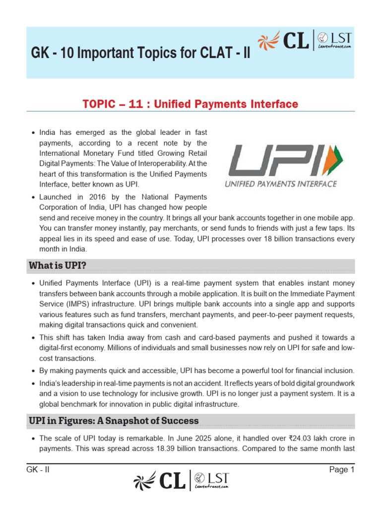 UPI: India's Digital Payment Revolution | PDF | Missile Defense | Anti ...