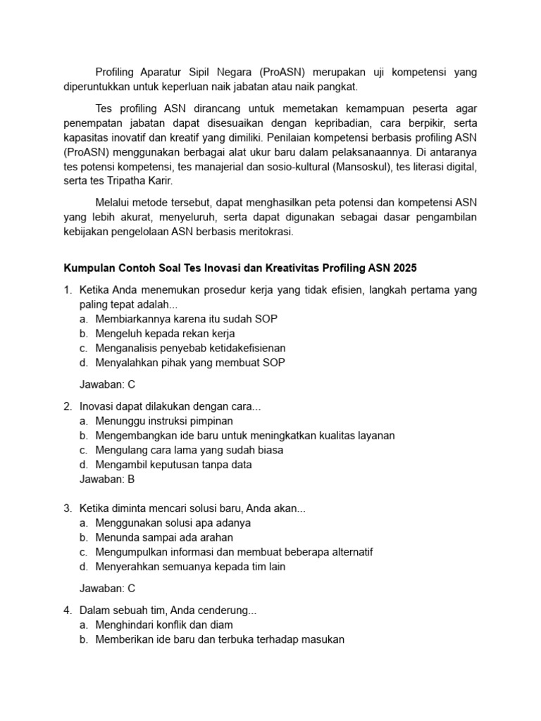 Profiling Aparatur Sipil Negara2 | PDF
