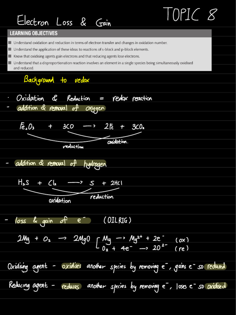 Unit 2 | PDF | Redox | Chemical Compounds