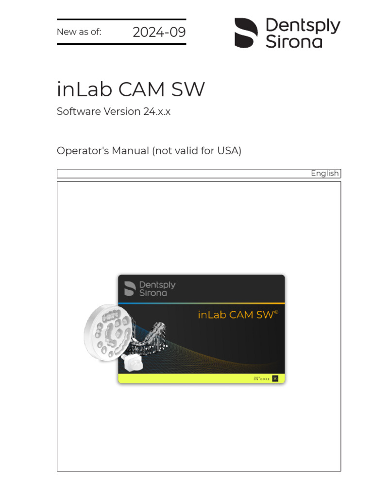inLab CAM SW Operator's Manual 24.x | PDF | Command Line Interface ...